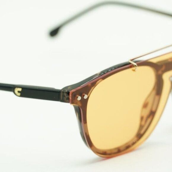 💯 NEW CARRERA 2024T/C 0ACI W7 BLACK GREY ORANGE SUNGLASSES - Picture 4 of 11